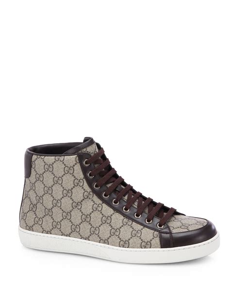 gucci basketball shoes|gucci supreme high top sneakers.